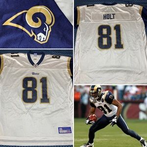 Vintage “Big Game” Torry Holt St. Louis Rams #81 Reebok NFL Football Jersey 2XL